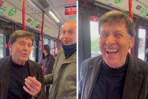 Gianni Morandi sorpreso su un autobus a Bologna: "Potevo prendere un taxi ma non avevo una lira"