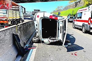 Incidente in tangenziale: mattinata da bollino nero per il traffico