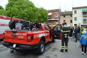 Nuovo veicolo di soccorso per i Vigili del Fuoco di Medicina