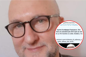 "E' morto l'Anti Papa": bufera per il post su Telegram di Antonio Pappalardo