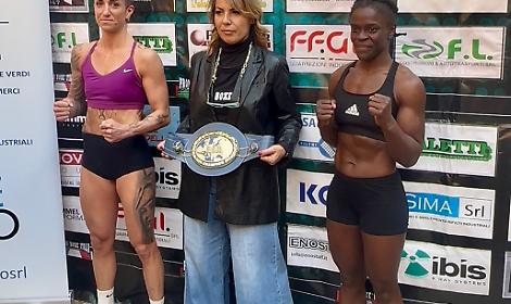 Pamela Malvina Noutcho Sawa pronta alla difesa del titolo EBU alla Bondi Arena di Ferrara