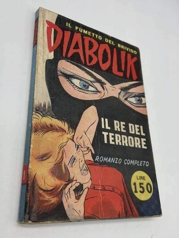 Il primo fumetto Diabolik - 1962