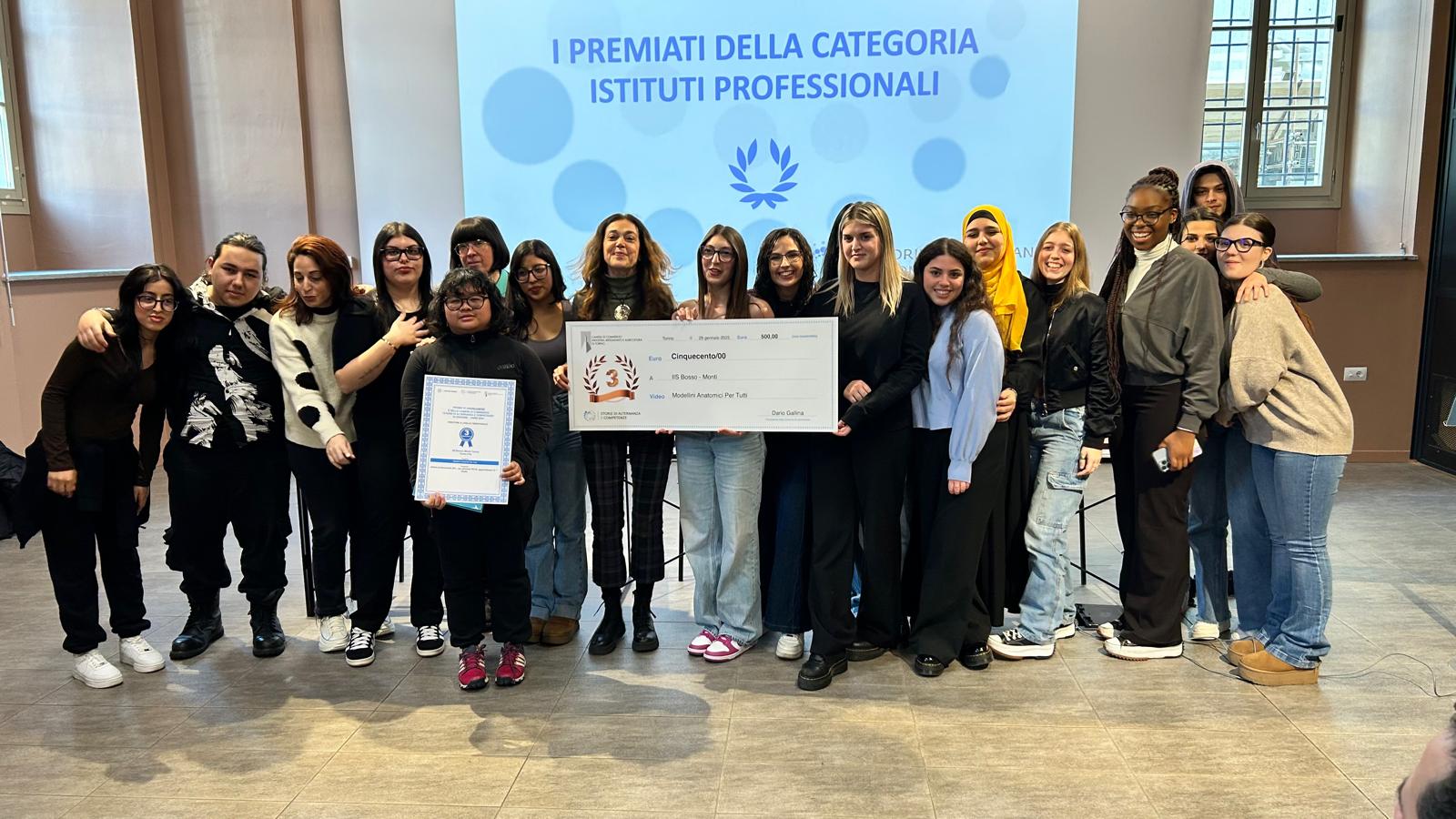 I studenti e le studentesse del Bosso-Monti
