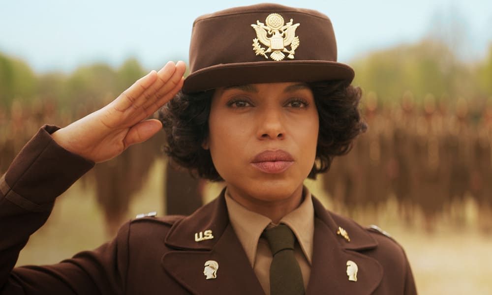 Kerry Washington nel ruolo di Charity Adams